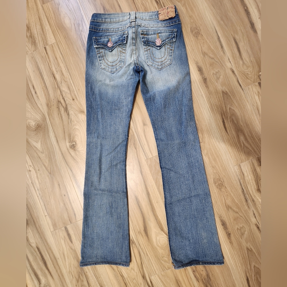 True Religion Women's Blue Boot Cut Jeans - Picture 4 of 6